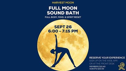 Full Moon Sound Bath at Unwind Yoga