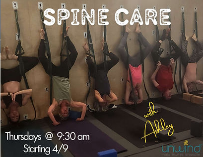 Spine Care with Abbey at Unwind Yoga